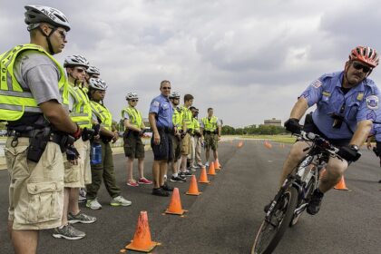 Metropolitan Police recruits training at Joint Base Anacostia-Bolling