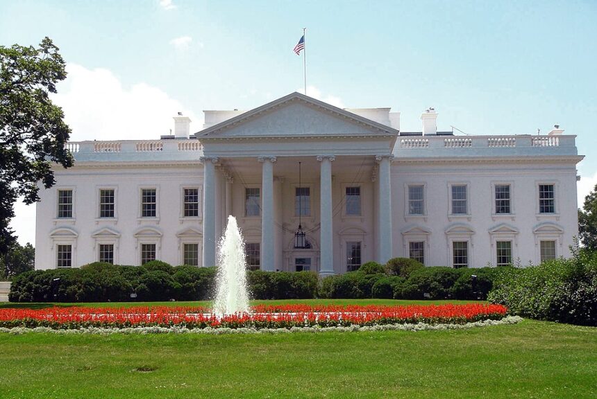 North facade of the White House in Washington, D.C.