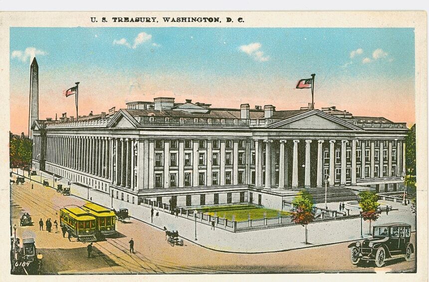 U.S. Treasury Building in Washington, D.C.