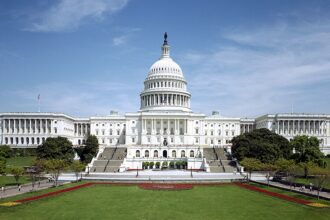 West front of the United States Capitol in Washington, D.C.