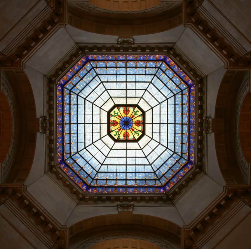 Indiana Statehouse building in Indianapolis