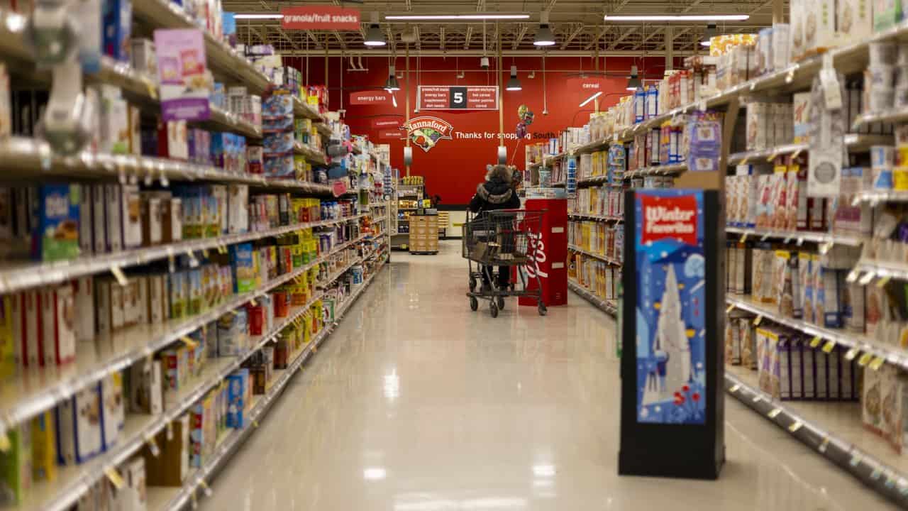 Supermarket aisle