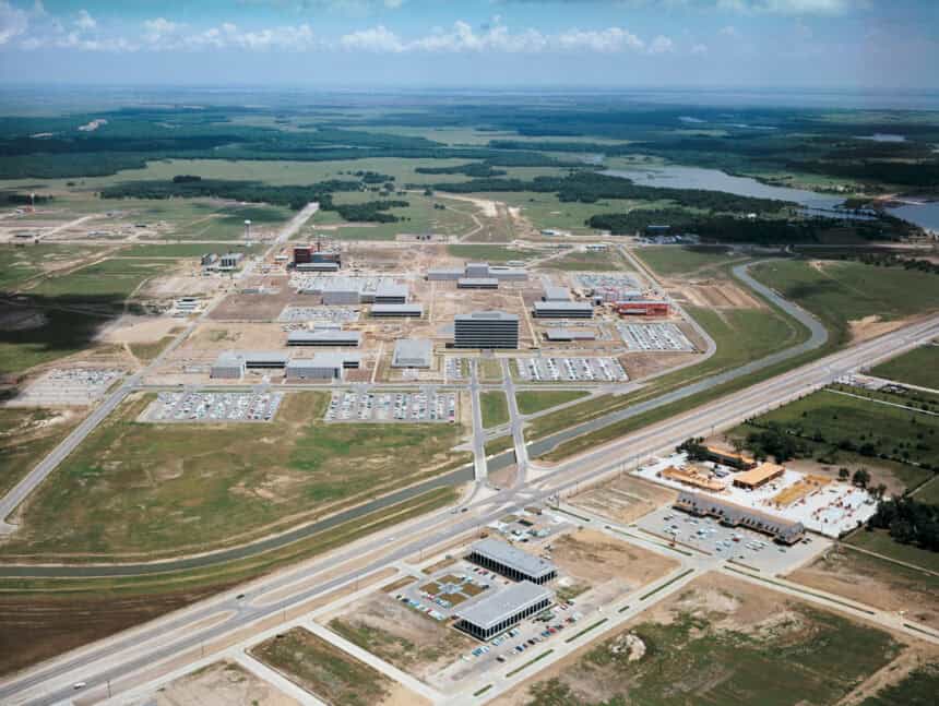 NASA Johnson Space Center in Houston Texas where President Trump announced the United States Space Academy