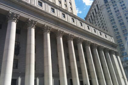 Exterior of the Thurgood Marshall U.S. Courthouse at Foley Square in Manhattan Southern District of New York