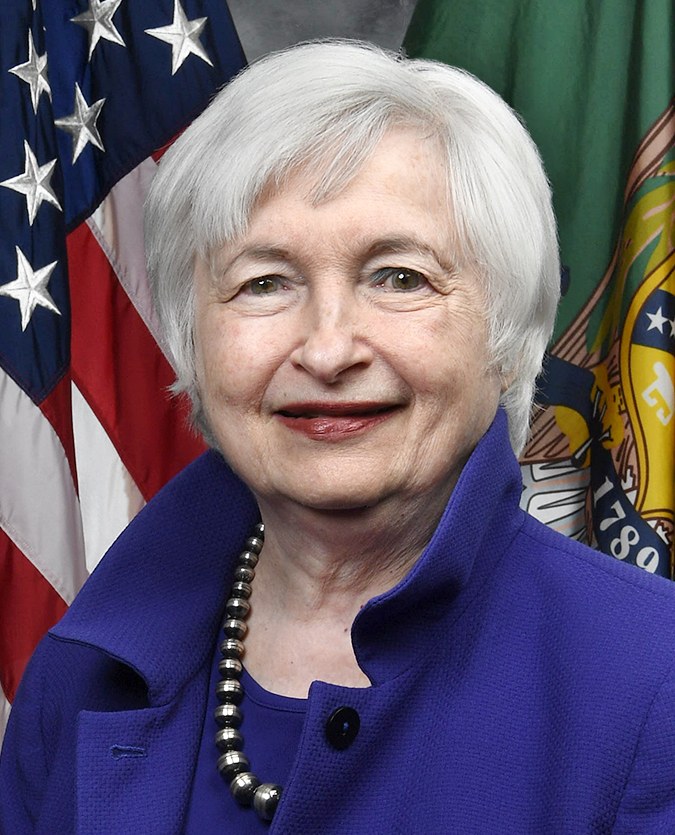 Official portrait of Treasury Secretary Janet Yellen