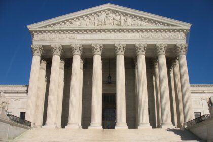 The United States Supreme Court building in Washington D.C.