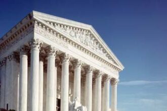 Exterior view of the Supreme Court of the United States in Washington