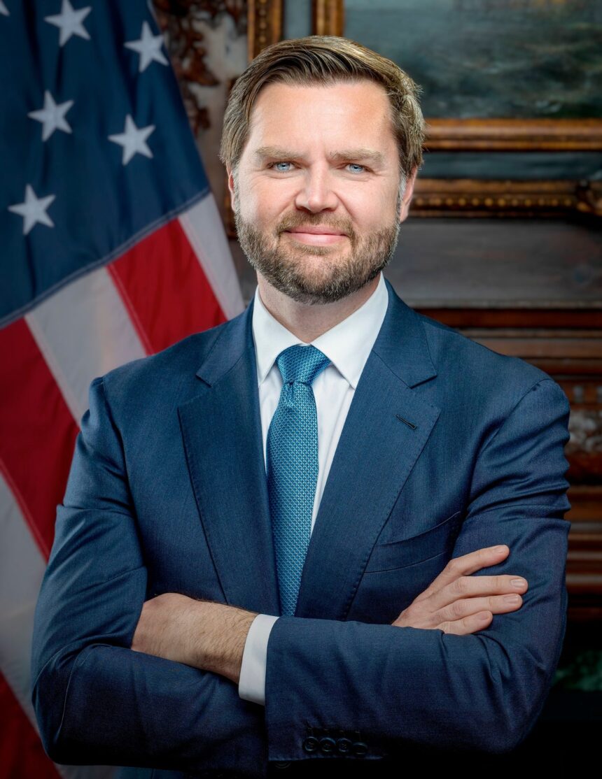 Official portrait of Vice President JD Vance, who announced the federal crackdown on improper Affordable Care Act subsidies