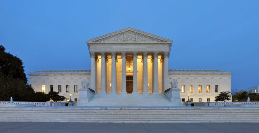 The United States Supreme Court building in Washington D.C.