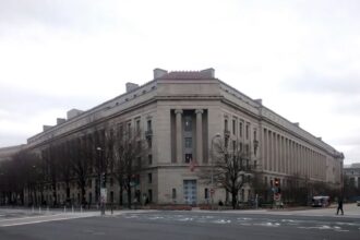 Robert F. Kennedy Department of Justice building in Washington D.C.