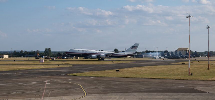 Air Force One presidential transport aircraft