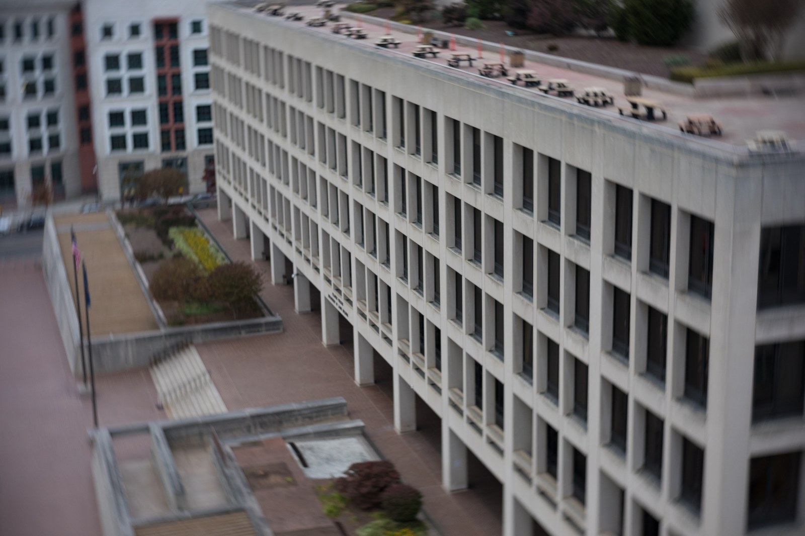 Exterior view of the Frances Perkins Building, headquarters of the U.S. Department of Labor in Washington, D.C.
