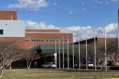 Exterior of a modern Department of Veterans Affairs medical center facility